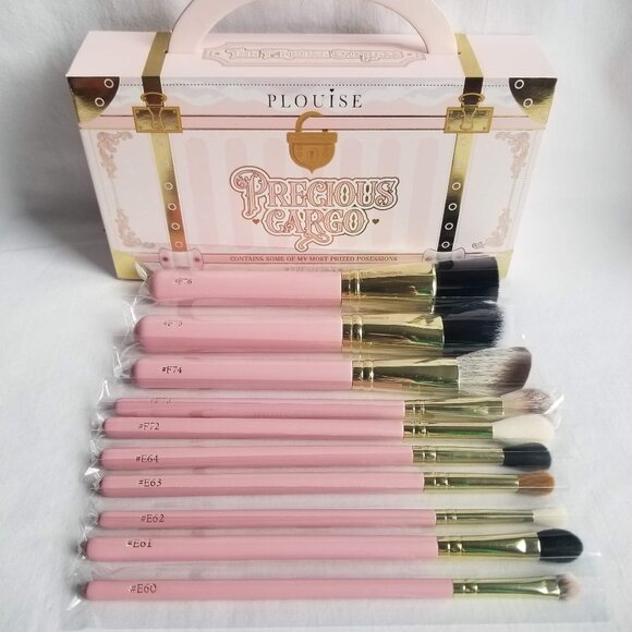 P.Louise - Precious Cargo Makeup Brush Set - 10 Brushes - Picture 1 of 14